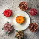 Butter cream Flowers  . % Andijana Durgutlu tarafından hazırlanan Tasarım, Ve Kendin Yap projesi - 12.18.2024