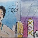 Urlaubserinnerung: Verkehrschaos in Vietnam macht riesig Spaß!. Esboçado, Criatividade, Desenho, Ilustração tradicional, Pintura em aquarela, e Sketchbook projeto de christina_definis - 18.12.2024