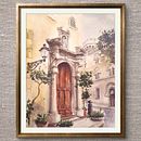 Iglesia en Trapani, Italia. Un projet de Dessin, Aquarelle, Illustration architecturale, Carnet de croquis, Illustration à l'encre , et Esquisse  de Antonela Gioscio - 18.12.2024