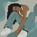 Blue Jeans . Desain Karakter, Ilustrasi Digital, Lukisan Digital, Dan Gambar Gambar proyek oleh Weronika Sażyńska - 12.18.2024