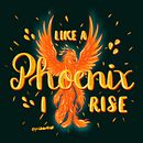 Like a Phoenix I rise. Lettering, Lettering digital, e Lettering 3D projeto de Priih Requena - 18.12.2024