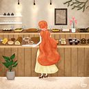 Panaderia . Un progetto di Illustrazione digitale e Disegno di Lesly Rodriguez - 19.12.2024