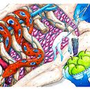 DE EL GENESIS AL EXODO 2024. Ilustração tradicional, Desenho, Artes plásticas, Pintura, Design de personagens, e Criatividade projeto de Anxter one - 19.12.2024