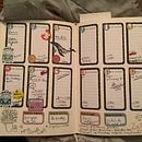 My year in two pages. Creative Writing, Sketchbook, Narrative, and Mindfulness project by Helena Arroyo - 12.21.2024