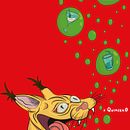 Caracal ebrio . % Miguel Barrera tarafından hazırlanan Geleneksel illüstras, on, Dijital İllüstras, on, Vektör İllüstras, onu, Ve Poster Tasarımı projesi - 12.22.2024