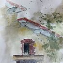 l'écurie. Een project van  Architecturale illustratie,  Tekening,  Illustratie met inkt, Sketchbook y  Schetsen van nadinebrisson632 - 23.12.2024