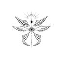 Seraphim Angel Ein Projekt aus dem Bereich Zeichnung, Digitale Zeichnung, Tattoodesign, Grafikdesign, Traditionelle Illustration und Digitale Illustration von Manuela Roldán - 23.12.2024