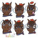 Bonjour Pony. Children's Illustration, Digital Illustration, Traditional illustration, Character Design, and Narrative project by katabi - 12.23.2024