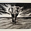 Elephant. Projekt z dziedziny  R, sunek i  Sztuki piękne użytkownika magdalena_maria - 26.12.2024