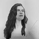 Portret. Fine Arts, Drawing, Pencil Drawing, Traditional illustration, Portrait Drawing, Realistic Drawing, Artistic Drawing, Sketching, and Figure Drawing project by lila_stoklosa - 12.27.2024