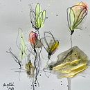 Gold-Flowers . Een project van  Tekening,  Beeldende kunst, Schilderij y  Creativiteit van Wibke Glück - 29.12.2024