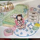 Exploratory sketchbook . Esboçado, Criatividade, Desenho, Ilustração tradicional, Pintura em aquarela, Pintura guache, e Sketchbook projeto de Katie Chan - 30.12.2024