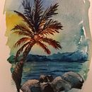 Mon projet de paysage . Un proyecto de Bellas Artes, Pintura gouache, Ilustración naturalista				, Pintura y Pintura a la acuarela de Johanne Kirouac - 30.12.2024