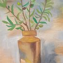 Olive branch. Artes plásticas, Pintura, e Pintura a óleo projeto de skmc_shop - 01.01.2025