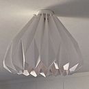Paper lampshade. Arts, Crafts, Decoration, DIY, Furniture Design, Making, Lighting Design, and Paper Craft project by lucettehindin - 01.01.2025