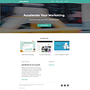 Accelerate Marketing Agency. Un proyecto de UX / UI, Desarrollo Web, Programación y JavaScript de Alejandra Valdivia - 02.01.2025