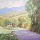 Casita de campo. Fine Arts, Traditional illustration, Naturalistic Illustration, Oil Painting, and Pencil Drawing project by Julio Gordils - 01.03.2025