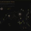 CO2 emission and Eviromental Policies. Un proyecto de Diseño de la información, Diseño interactivo, Infografía e Ilustración digital de Serena Tr - 05.01.2025