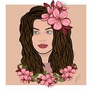 Anne Hathaway. Un proyecto de Dibujo digital, Ilustración digital, Dibujo y Diseño de tatuajes de Marco Andres Coronado Porcel - 05.01.2025