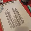 Ilustración arquitectónica arttística PF. Un progetto di Illustrazione architettonica, Disegno artistico, Disegno e Disegno a matita di Alejandro Alarcon Quiroga - 06.01.2025