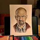 WALTER WHITE najsłynniejszy chemik wśród aktorów ok . % Anna tarafından hazırlanan Güzel sanatlar, Kalem Çizimi, Geleneksel illüstras, on, Çizim, Portre Çizimi, Gerçekçi Çizim, Sanatsal Çizim, Ve Renkli Kalem Çizimi projesi - 01.06.2025