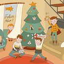 Happy New Year. Ilustração digital e Ilustração infantil projeto de Sara Ferreras García - 06.01.2025
