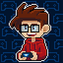 Cartoon gamer. Character Design, Video Games, Pixel Art, and Game Design project by Andrea Outón Romero - 01.07.2025