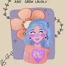 Find a quiet place and grow loudly. Un progetto di Character design, Disegno digitale, Illustrazione digitale e Pittura digitale di Fox - 07.01.2025