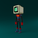 skull-robot. Design de personagens, Design de produtos, Motion Graphics, e Modelagem 3D projeto de diegosarmiento90rdon - 08.01.2025