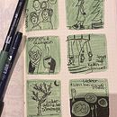 Danke für diesen Kurs , das zeigte mir das Kunst nicht immer perfekt sein muss sondern auch einfach Spaß machen kann.. Un proyecto de Bellas Artes, Bocetado, Creatividad, Dibujo, Sketchbook y Mindfulness de natalia_neufeld - 08.01.2025