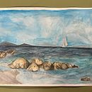 Paisatge amb aquarel·la. Watercolor Painting project by tania_gandoyb - 01.09.2025
