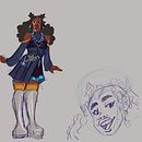 Alina character development journey  Ein Projekt aus dem Bereich Digitale Illustration von Tia Sykes - 10.01.2025