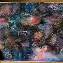 Osa mayor y osa menor. Fine Arts, Painting, Traditional illustration, and Watercolor Painting project by Gabriela Tinoco - 01.11.2025