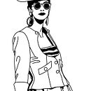 Fashion. Ilustração digital, Desenho, Desenho de moda, e Desenho digital projeto de Karolina Kosiak - 12.01.2025