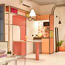 Wave 312 - Office Design Project. Een project van Interactief ontwerp, Interieurontwerp y Meubelontwerp en -bouw van Silvi Panchal - 13.01.2025