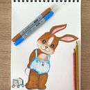 lui è il dolce Gino. Een project van Traditionele illustratie van Alice Giardina - 15.01.2025