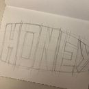 Honey. Drawing, Arts, Crafts, Lettering, H, and Lettering project by Tania Ceccoli - 01.16.2025
