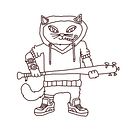 KAT MAFIA. Projekt z dziedziny Trad, c, jna ilustracja, Ilustracja c i frowa użytkownika dinunziofederico2 - 17.01.2025