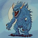  Monster illustration. Desenho, Pintura, Design de personagens, Sketchbook, Esboçado, e Pintura digital projeto de Dawid Duszka - 17.01.2025