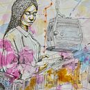 El eterno viaje del estudiante. (TRIPTICO) . Ilustrație tradițională, Pictură în acuarelă, Desen și Schițe de Katherine Caba - 01.17.2025