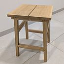 My first oak stool. Un proyecto de Artesanía, DIY, Diseño, creación de muebles					 y Carpintería de steven_muhr - 18.01.2025