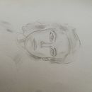 Portait femme au crayon graphite . Desen de jasmine973 - 01.18.2025