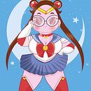 Sailor Alice. Projekt z dziedziny Ilustracja c, frowa, Projektowanie postaci, R, sunek c i frow użytkownika Jaques Cavalcanti - 19.01.2025