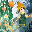 Lelietje-van-dalen. Een project van Digitale illustratie van plantus_marina - 19.01.2025