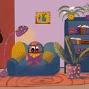 Das kleine orange Monster Ein Projekt aus dem Bereich Digitale Illustration, Zeichnung, Grafikdesign, Design, Design von Figuren, Erzählung, Stor, telling, Kommunikation, Kreativität, Digitale Zeichnung, Sketchbook und Kinderillustration von Nayara Christina - 20.01.2025