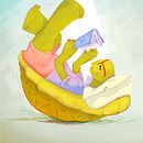 Adagio, founder of the Slow Citizen's movement!. Digital Illustration project by Joannie Gagnon - 01.20.2025