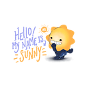 Sunny - Le côté lumineux. Un projet de Illustration numérique, Conception de personnages , et Dessin de Angie Cardona - 20.01.2025