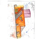 Casa Ortega . Ilustrasi tradisional, Ilustrasi Arsitektur, Lukisan Cat Air, Dan Buku sketsa proyek oleh Raúl Pérez - 01.20.2025