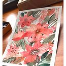 Projeto Floral. Projekt z dziedziny R, sunek botaniczn, Trad, c, jna ilustracja,  Malarstwo i Malowanie akwarelą użytkownika paula.ladner - 21.01.2025