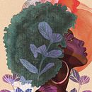 Rebirth (Illustrated Portraits with Procreate Domestika Class). Un progetto di Illustrazione tradizionale, Illustrazione vettoriale, Disegno di ritratti e Illustrazione digitale di Lisette Rosa - 21.01.2025